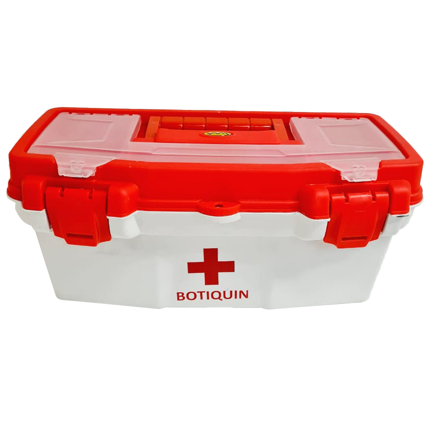 ​MyGift Botiquín para primeros auxilios, caja para equipo de emergencia  familiar, con charola desmontable.